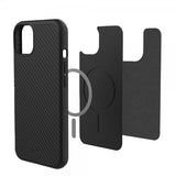 Celly iPhone 12/iPhone 12 Pro Kotelo ULTRAMAG Musta