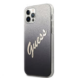 Guess iPhone 12/iPhone 12 Pro -kuoret Vintage Gradient Musta