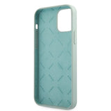 Guess iPhone 12/iPhone 12 Pro -kotelo Vintage Silicone Script, sininen