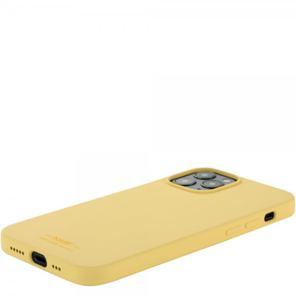holdit iPhone 12/iPhone 12 Pro Silikonikuori Keltainen