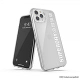 Superdry iPhone 12/iPhone 12 Pro -suojakuori Snap Case Clear Silver