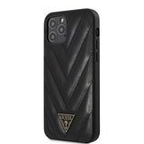 Guess iPhone 12/iPhone 12 Pro Suojakuori V Quilted Musta
