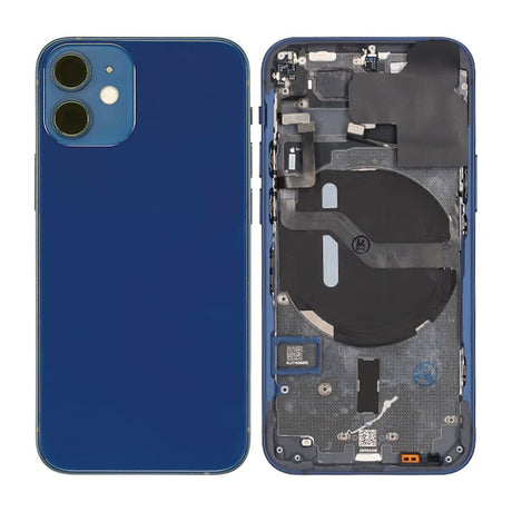 iPhone 12 Mini -takakansi pienten osien kanssa – Sininen