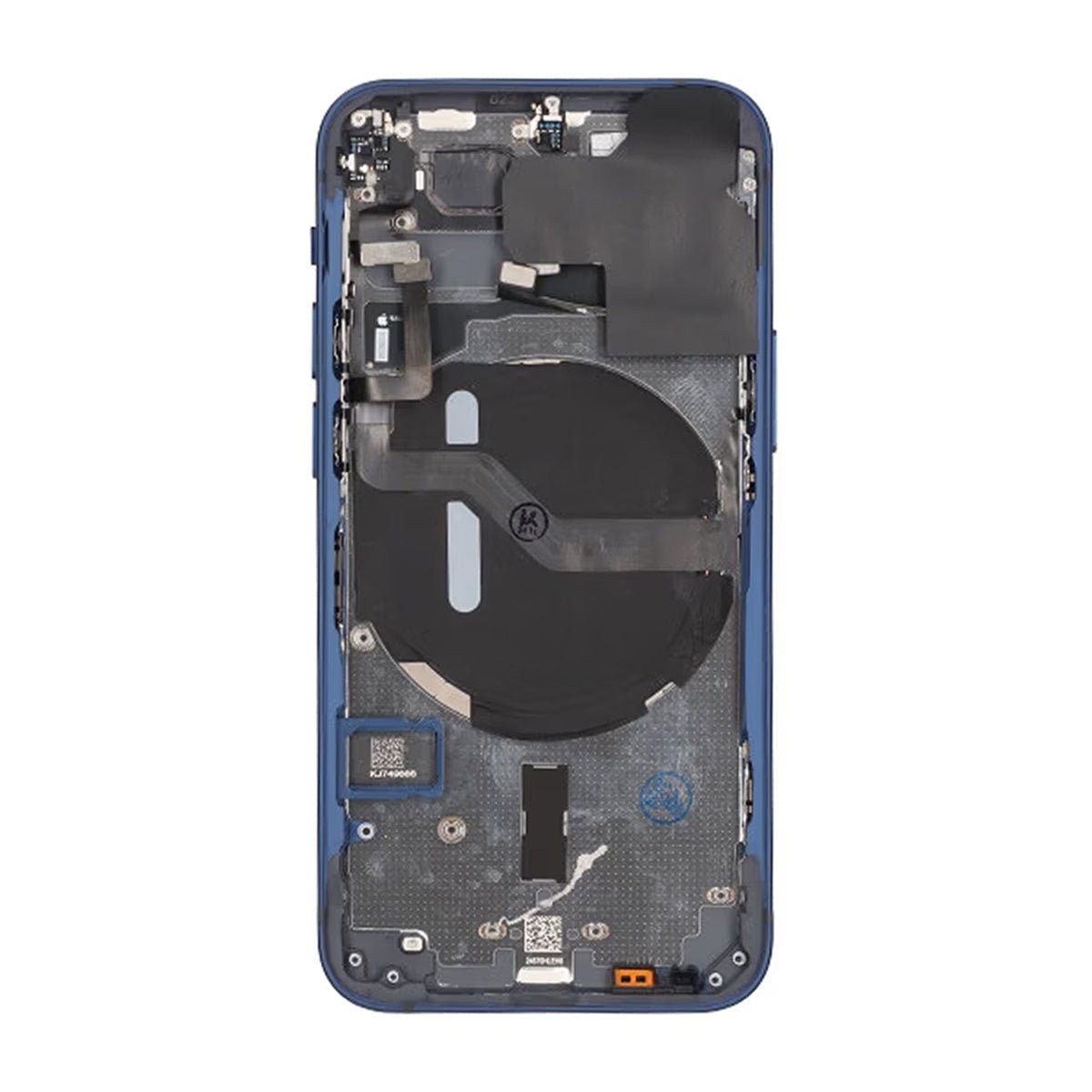 iPhone 12 Mini -takakansi pienten osien kanssa – Sininen