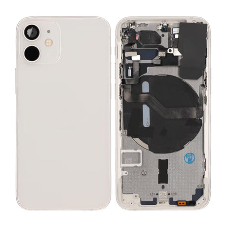 iPhone 12 Mini Takakansi täydellinen pienten osien kanssa - Valkoinen