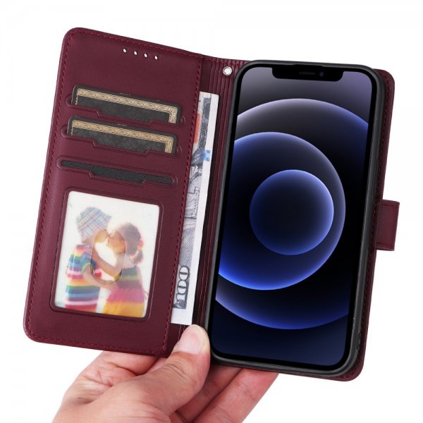 Betopnice iPhone 12 Mini Kotelo Irrotettavalla Kuorella 005 Punainen