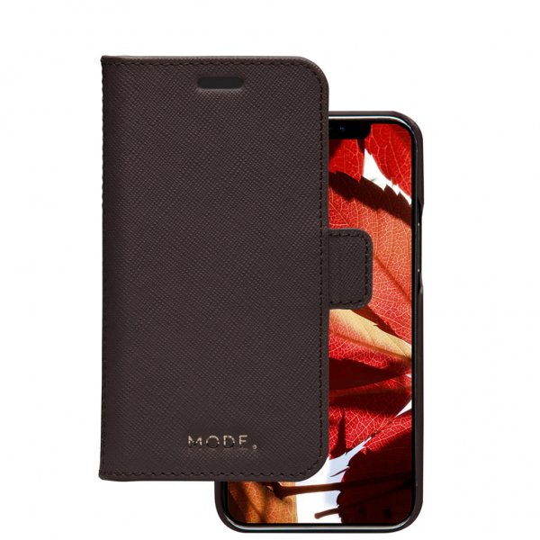 dbramante1928 iPhone 12 Mini Kotelo New York Irrotettava Kuori Dark Chocolate