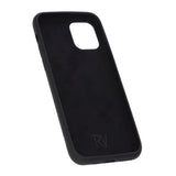 Rvelon iPhone 12 Mini Kuori Silikoni Musta