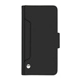 Rvelon iPhone 12 Mini -kotelo, avattava korttitasku, musta