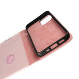 Rvelon iPhone 12 Mini Kotelo Aidosta Nahasta Ruusu