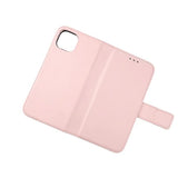 Rvelon iPhone 12 Mini Kotelo Aidosta Nahasta Ruusu