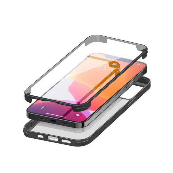 Krusell iPhone 12 Mini Kuori 360 Protection Case Musta