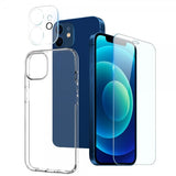 Northjo iPhone 12 Mini Kuori, jossa näytönsuoja ja kameransuoja 3-in-1