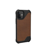 Urban Armor Gear (UAG) iPhone 12 Mini Kuori Metropolis LT Leather Ruskea