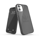 Adidas iPhone 12 Mini Kuori Protective Clear Case Musta