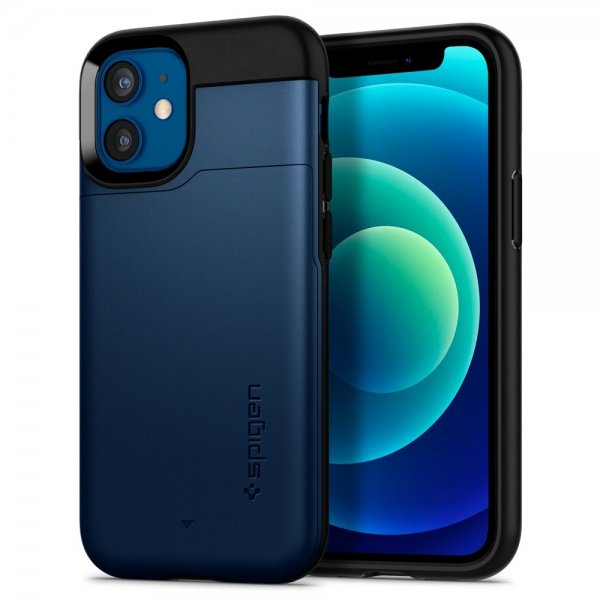 Spigen iPhone 12 Mini Kuori Slim Armor CS Navy Blue