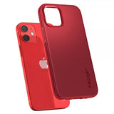 Spigen iPhone 12 Mini Kuori Thin Fit Punainen