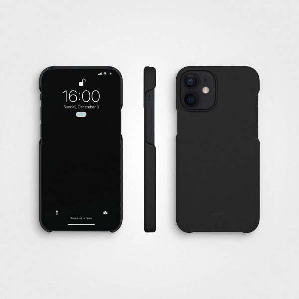 agood company iPhone 12 Mini Kuori Kasvipohjainen Charcoal Musta