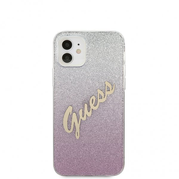 Guess iPhone 12 Mini Kuori Vintage Gradient Pinkki
