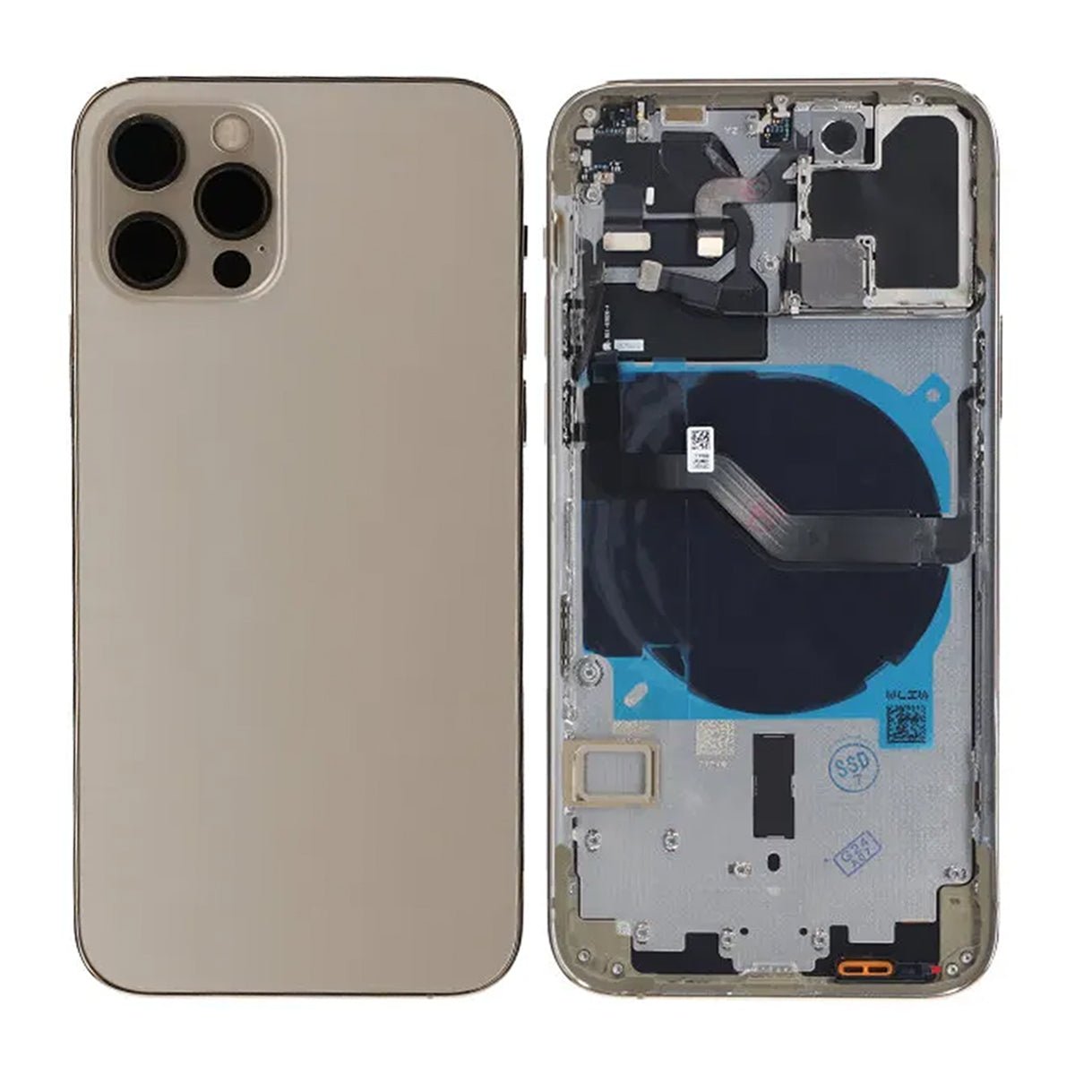 iPhone 12 Pro Takakansi täydellä OEM-kehyksellä – Kulta