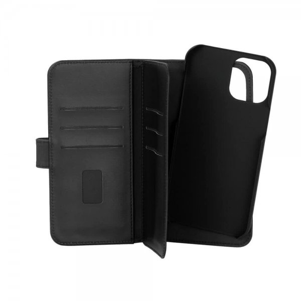 Gear iPhone 12 Pro Max Kuori 7 Korttipaikkaa Irrotettava Kuori Musta