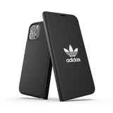 Adidas iPhone 12 Pro Max Kotelo Booklet Case Basic Musta