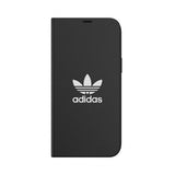 Adidas iPhone 12 Pro Max Kotelo Booklet Case Basic Musta