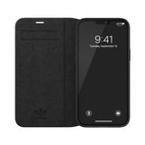 Adidas iPhone 12 Pro Max Kotelo Booklet Case Basic Musta