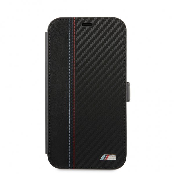 BMW iPhone 12 Pro Max Dynamic Carbon -kuori, musta