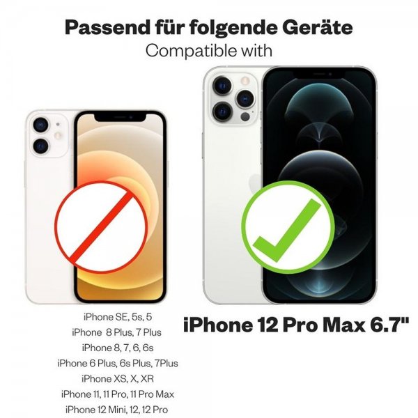Kavaj iPhone 12 Pro Max Kuori Miami Ruskea