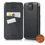 Kavaj iPhone 12 Pro Max -suojakotelo Miami, musta