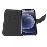 Celly iPhone 12 Pro Max Fodral Wally Wallet Case Musta
