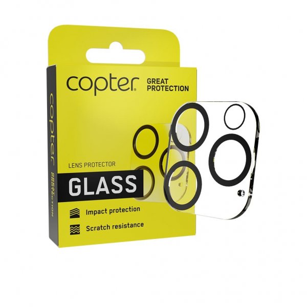 Copter iPhone 12 Pro Max Kameran suojalasi Exoglass Lens Protector