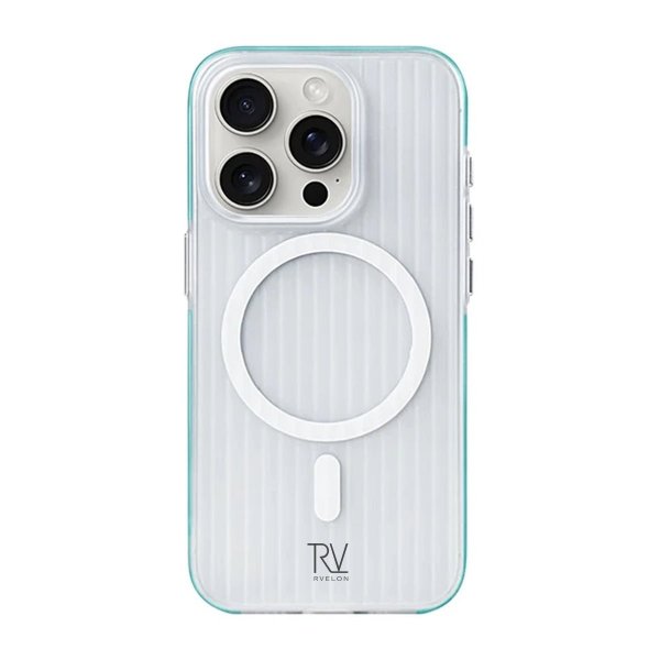 Rvelon iPhone 12 Pro Max -kuori uurrettu MagSafe sininen