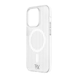 Rvelon iPhone 12 Pro Max Kuori Aallotettu MagSafe Valkoinen