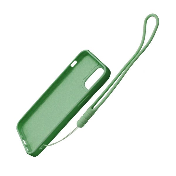 iPhone 12 Pro Max Silikonikuori sormipidikkeellä, vihreä