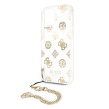 Guess iPhone 12 Pro Max Kuori Ketju Peony Kulta