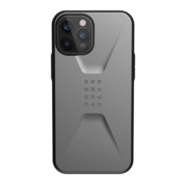 Urban Armor Gear (UAG) iPhone 12 Pro Max Civilian Silver -suojakuori