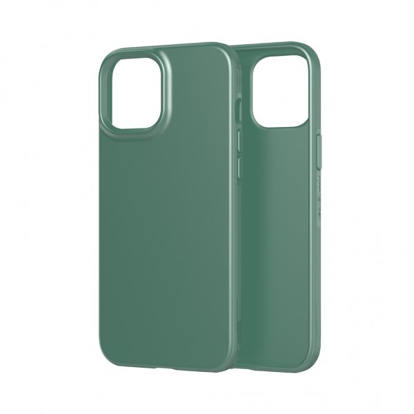 Tech21 iPhone 12 Pro Max -suojakuori Evo Slim Midnight Green