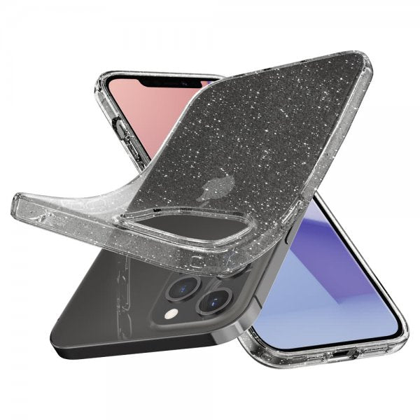 Spigen iPhone 12 Pro Max Kuori Liquid Crystal Glitter Crystal Quartz