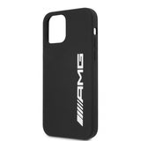 AMG iPhone 12 Pro Max Kuori Nestemäinen Silikoni Musta