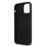 AMG iPhone 12 Pro Max Kuori Nestemäinen Silikoni Musta