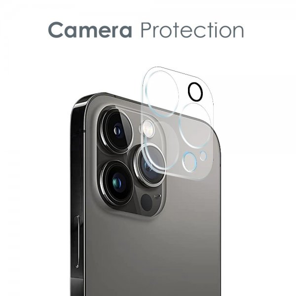 Northjo iPhone 12 Pro Max Kuori, jossa näyttösuoja ja kamerasuoja 3-in-1