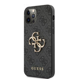 Guess iPhone 12 Pro Max Kuori Metal Logo Harmaa