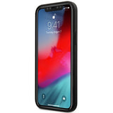 Guess iPhone 12 Pro Max Kuori Metal Triangle Musta