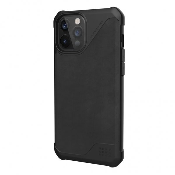 Urban Armor Gear (UAG) iPhone 12 Pro Max Kuori Metropolis LT PU Musta