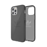 Adidas iPhone 12 Pro Max -suojakuori, läpinäkyvä, musta