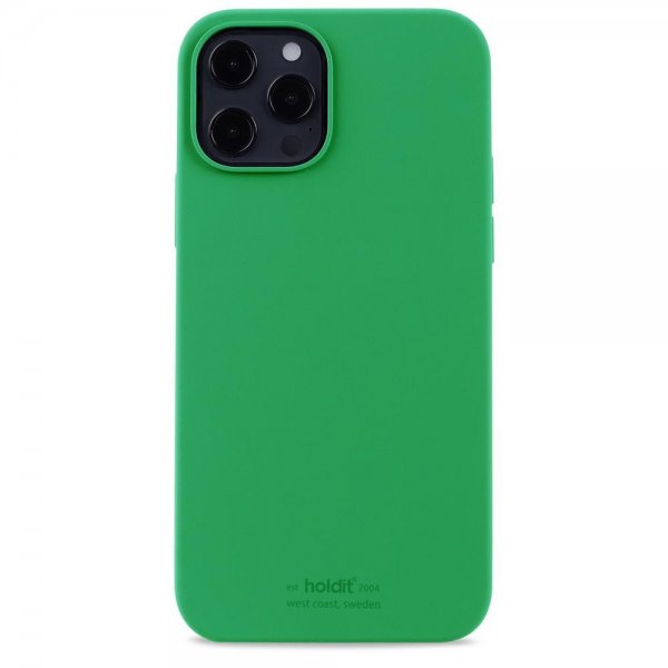 holdit iPhone 12 Pro Max Silikonikuori Grass Green