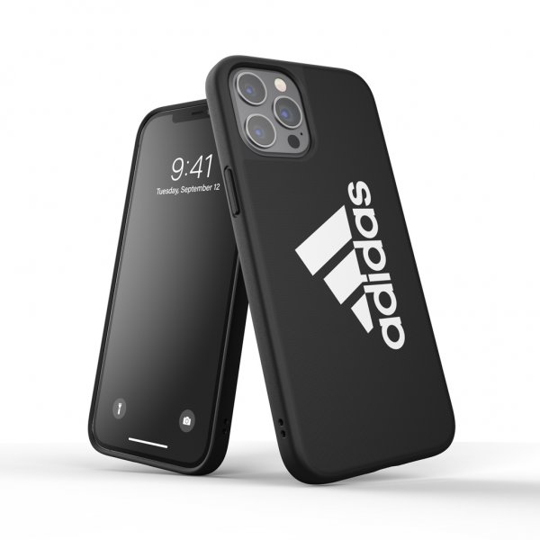 Adidas iPhone 12 Pro Max Kuori SP Iconic Sports Kotelo Musta