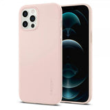 Spigen iPhone 12 Pro Max Kuori Thin Fit Pink Sand